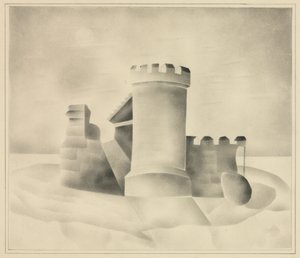 Ruins by Moonlight, 1840. od Mary Altha Nims