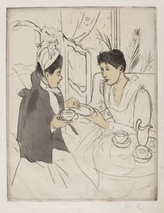 Odpolední čajový dýchánek od Mary Cassatt