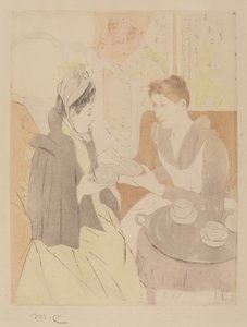 Odpolední čajový dýchánek od Mary Cassatt