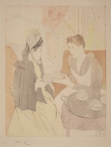 Odpolední čajový dýchánek od Mary Cassatt