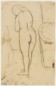 Kresba pro "Standing Nude" od Mary Cassatt