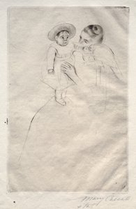 Hélène ze Septeuil, c. 1891. od Mary Cassatt