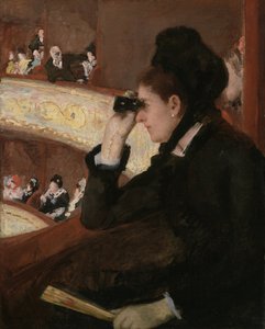 V lóži od Mary Cassatt