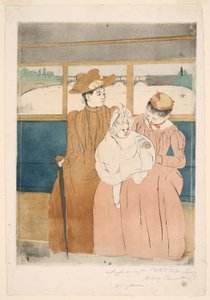 V Omnibusu od Mary Cassatt