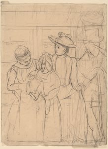 V Omnibusu od Mary Cassatt