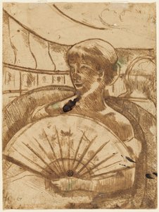 In the Opera Box [verso] od Mary Cassatt