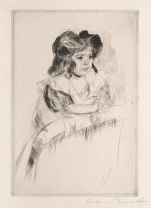Margot, Opěrné paže na zadní straně křesla, c. 1903. od Mary Cassatt