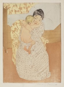 Mateřské pohlazení od Mary Cassatt