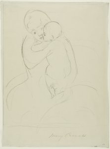 Mateřské pohlazení od Mary Cassatt