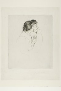 Rolnická matka a dítě od Mary Cassatt