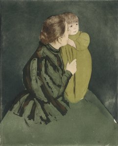 Venkovanka s dítětem od Mary Cassatt