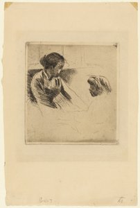 Susan a dítě proti sobě od Mary Cassatt