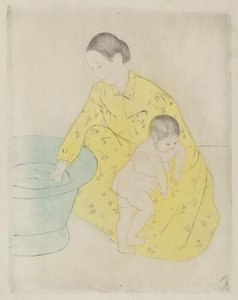 Koupel od Mary Cassatt