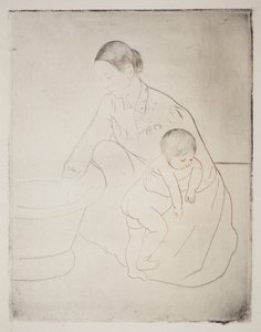 Lázeň od Mary Cassatt