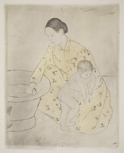 Koupel od Mary Cassatt