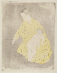 The Bath, 1890-1891. od Mary Cassatt