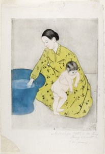 The Bath, 1890-91 od Mary Cassatt