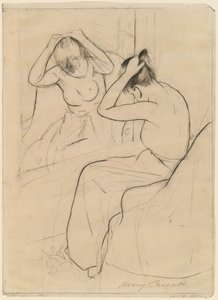 Účes, 1891. od Mary Cassatt