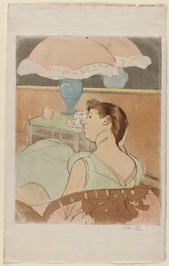 Lampa, 1890-1891. od Mary Cassatt