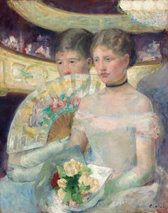 The Loge, c. 1878-1880. od Mary Cassatt