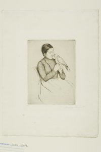 Papoušek od Mary Cassatt