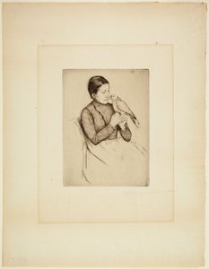 Papoušek od Mary Cassatt