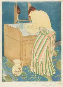 Koupající se žena od Mary Cassatt