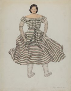 Panenka a kostým, c. 1937. od Mary E Humes