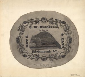 Box na klobouky - horní, c. 1939. od Mary E Humes