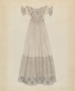 Kojenecké šaty, c. 1936. od Mary E Humes