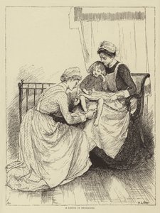 Ilustrace k Příběhu sestry od Honnor Morten od Mary L. Gow