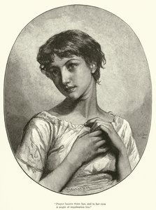 Modlitba (rytina) od Mary L. Gow