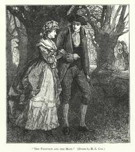 The Prentice and the Maid (rytina)