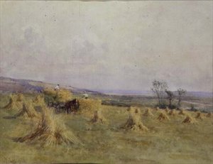 Sklizeň u moře, Norfolk od Mary S. Hagarty