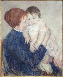 Agatha a její dítě od Mary Stevenson Cassatt