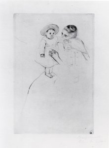 Helene ze Septeuilu od Mary Stevenson Cassatt