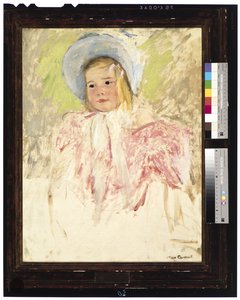 Simone in a Blue Bonnet (č. 1), kolem roku 1903 (olej na plátně)