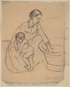 Koupel [recto] od Mary Stevenson Cassatt