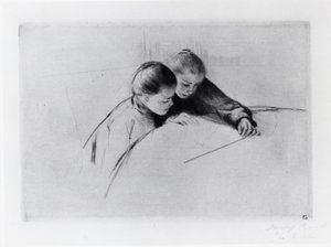 Mapa nebo lekce od Mary Stevenson Cassatt