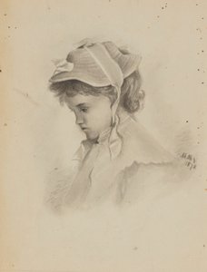 Bez názvu (Hlava dítěte, které se dívá dolů) od Mary Vaux Walcott