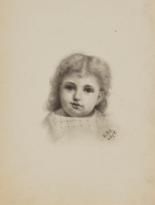 Bez názvu Hlava dítěte, 1878. od Mary Vaux Walcott