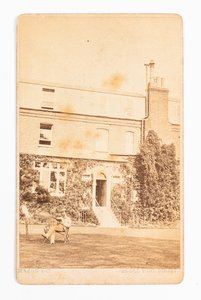 Carte de visite zobrazující fotografii Gad