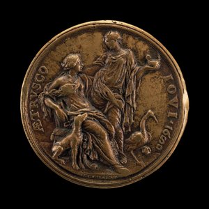 Alegorie bdělosti a věrnosti [reverse], 1680. od Massimiliano Soldani