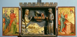 Žňový oltář, asi 1410 (tempera na dubovém dřevě) (viz také 145254 a 145255)