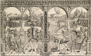 Historie kurfiřta Friedricha I. Palatina, c16. století od Master CS