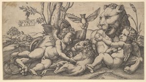 Putti a lvi, 1547.
