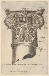 Složený kapitál s mírami, ca. 1537.