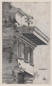 Římské zrcadlo velkoleposti: dórský řád, ca. 1537, ca. 1537