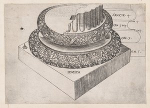 Zrcadlo římské velkoleposti: iontová základna, ca. 1537, ca. 1537
