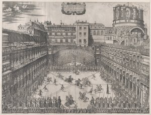 Zrcadlo římské velkoleposti: Vatikánský turnaj, 1565, 1565. od Master HCB